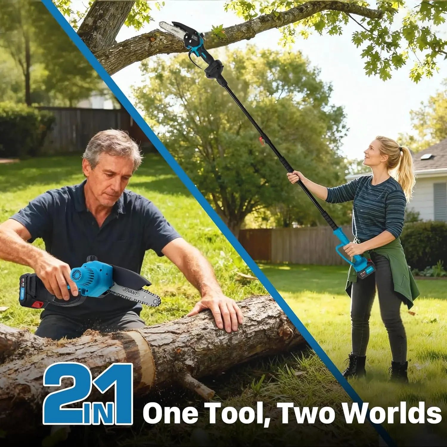 6 inch electric pole saws für baumpflege, 2 akku mini kettensäge, akku stangenkreissäge mit 2 akkus, leicht, für gartenarbeit 6 inch electric pole saws für baumpflege, 2 akku mini kettensäge, akku stangenkreissäge mit 2 akkus, leicht, für gartenarbeit